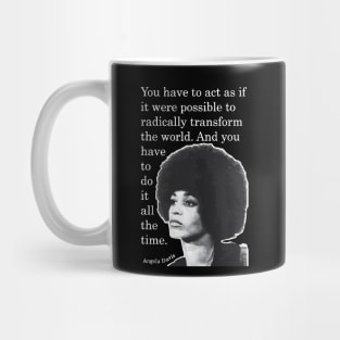 Angela Davis Quote Mug